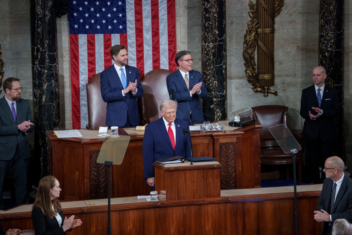 President Donald Trump delivers his State of the Union address, Tuesday, February 24, 2026, on the House floor of the U.S. Capitol in Washington, D.C. (Official White House Photo by Andrea Hanks)