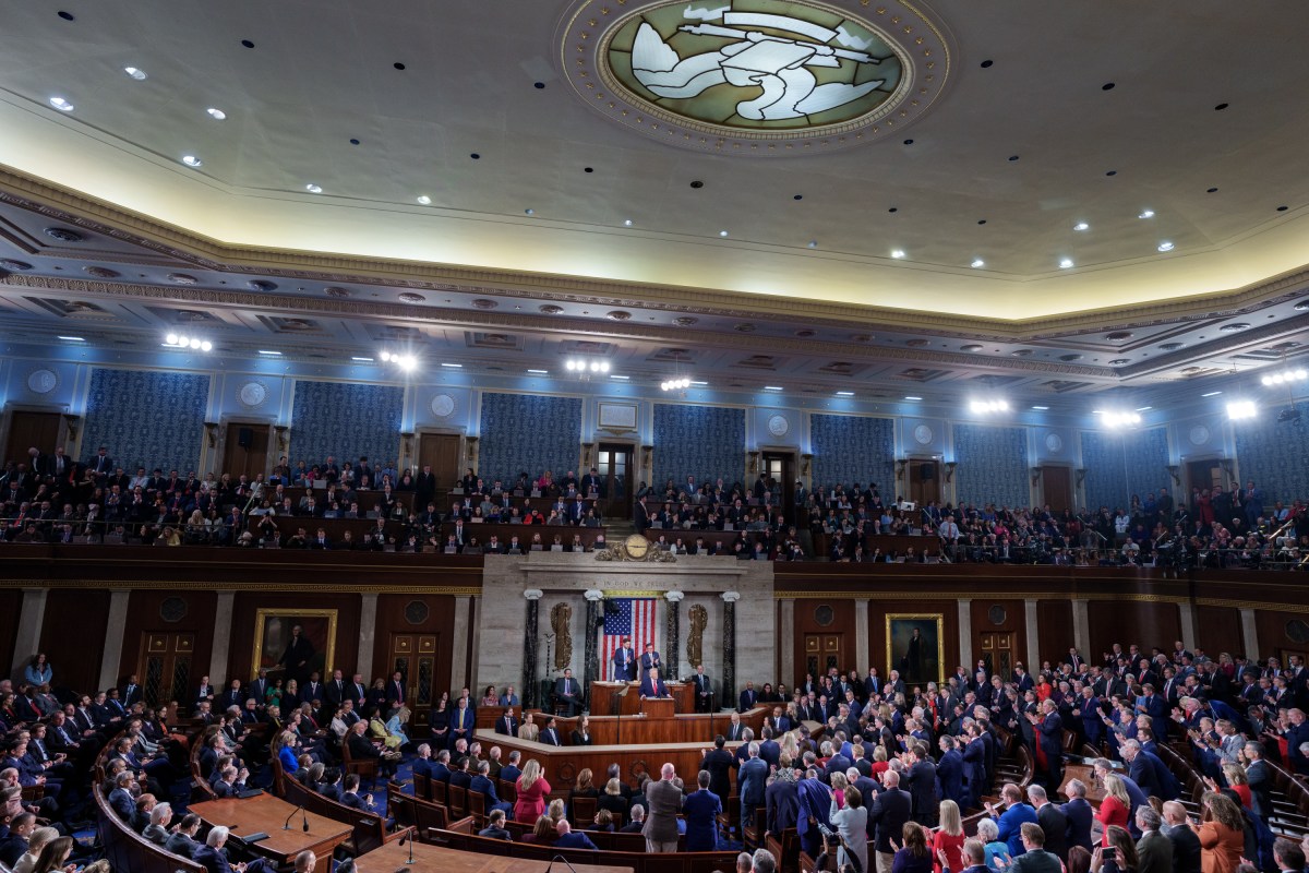 President Donald Trump delivers his State of the Union address, Tuesday, February 24, 2026, on the House floor of the U.S. Capitol in Washington, D.C. (Official White House Photo by Andrea Hanks)