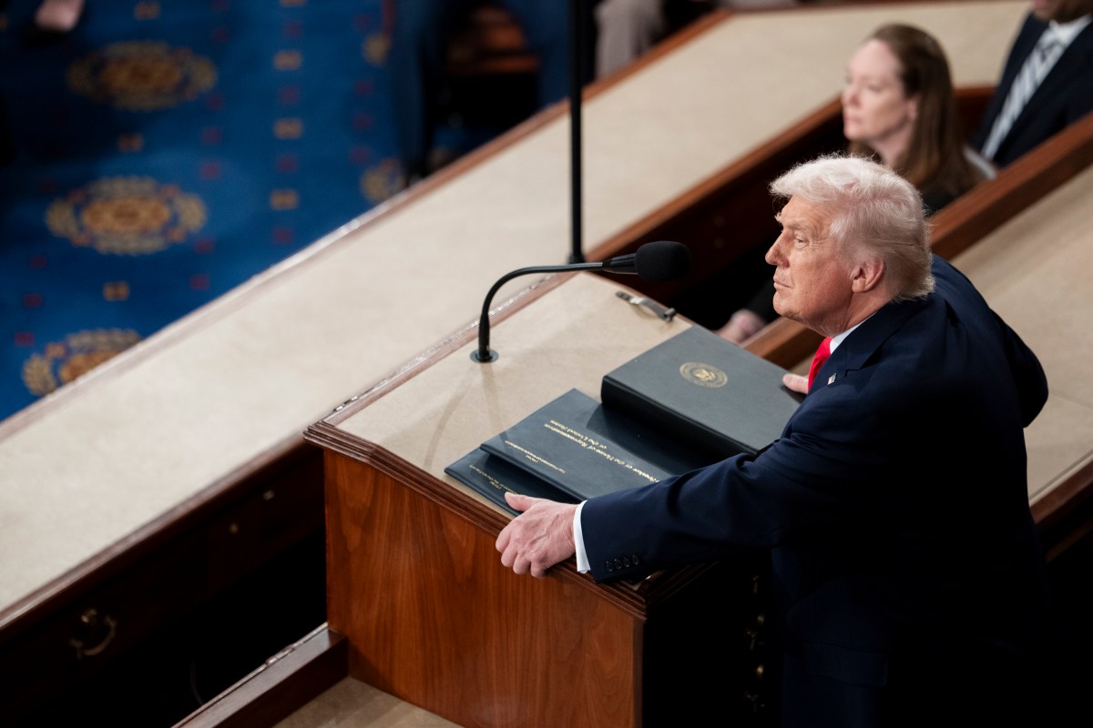 President Donald Trump delivers his State of the Union address, Tuesday, February 24, 2026, on the House floor of the U.S. Capitol in Washington, D.C. (Official White House Photo by Andrea Hanks)