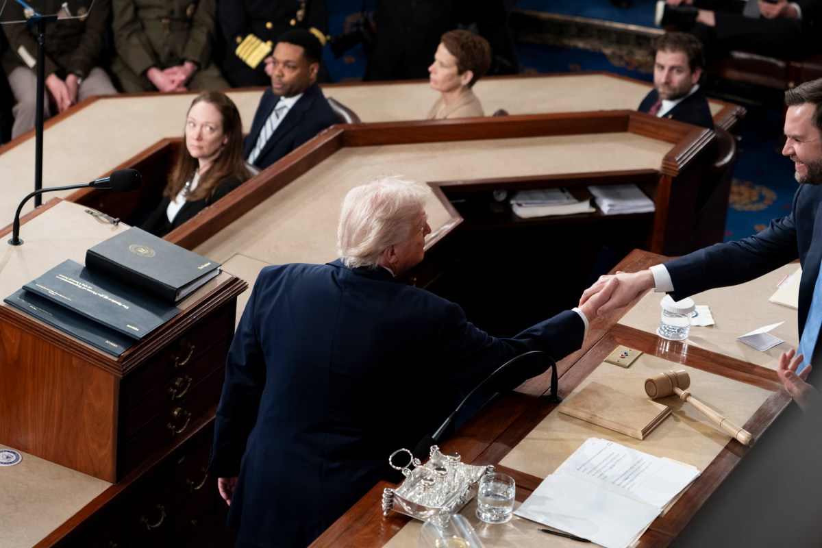 President Donald Trump delivers his State of the Union address, Tuesday, February 24, 2026, on the House floor of the U.S. Capitol in Washington, D.C. (Official White House Photo by Andrea Hanks)