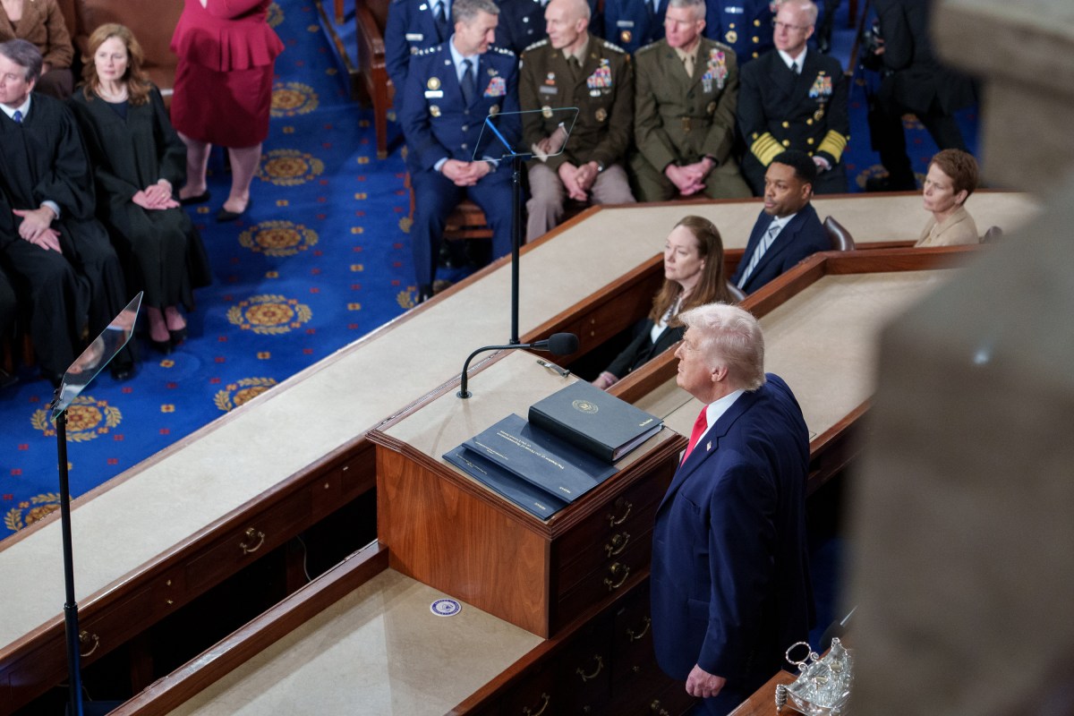 President Donald Trump delivers his State of the Union address, Tuesday, February 24, 2026, on the House floor of the U.S. Capitol in Washington, D.C. (Official White House Photo by Andrea Hanks)