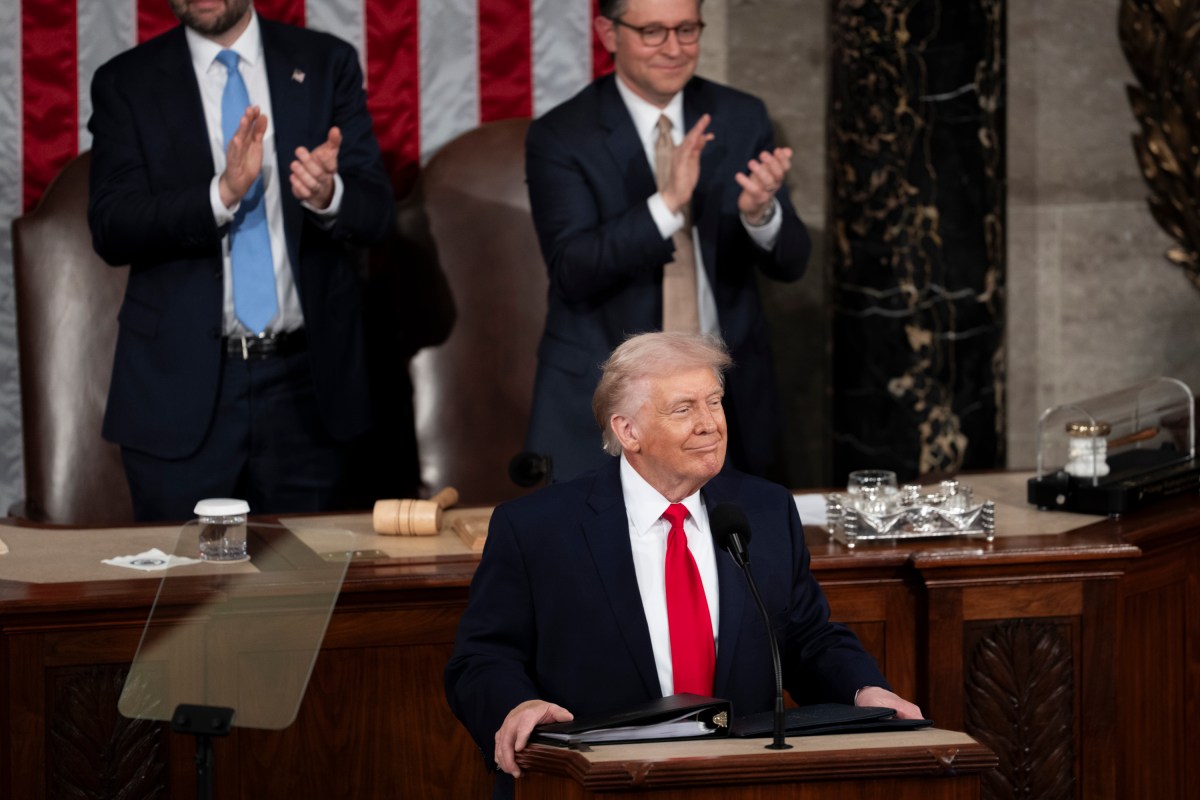 President Donald Trump delivers his State of the Union address, Tuesday, February 24, 2026, on the House floor of the U.S. Capitol in Washington, D.C. (Official White House Photo by Andrea Hanks)
