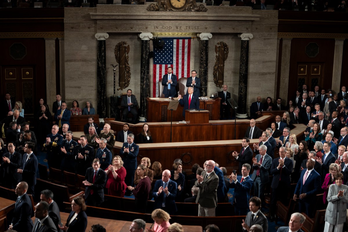 President Donald Trump delivers his State of the Union address, Tuesday, February 24, 2026, on the House floor of the U.S. Capitol in Washington, D.C. (Official White House Photo by Andrea Hanks)