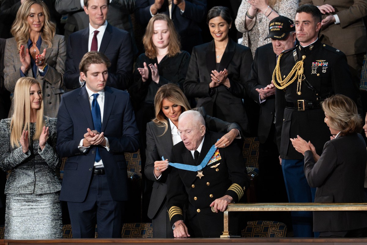 President Donald Trump delivers his State of the Union address, Tuesday, February 24, 2026, on the House floor of the U.S. Capitol in Washington, D.C. (Official White House Photo by Andrea Hanks)