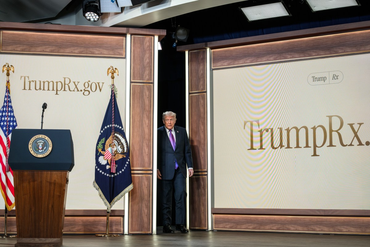 President Donald Trump announces the launch of TrumpRX in the South Court Auditorium, Thursday, February 5, 2026. (Official White House Photo by Joyce N. Boghosian)