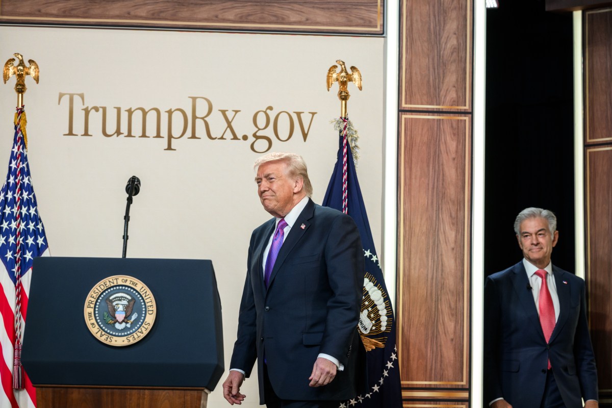 President Donald Trump announces the launch of TrumpRX in the South Court Auditorium, Thursday, February 5, 2026. (Official White House Photo by Joyce N. Boghosian)