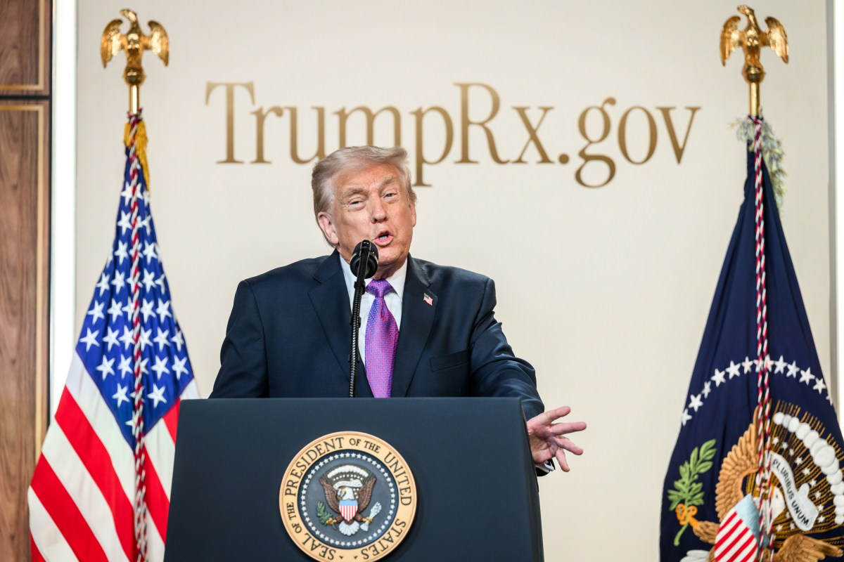 President Donald Trump announces the launch of TrumpRX in the South Court Auditorium, Thursday, February 5, 2026. (Official White House Photo by Joyce N. Boghosian)