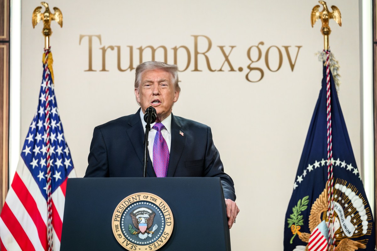 President Donald Trump announces the launch of TrumpRX in the South Court Auditorium, Thursday, February 5, 2026. (Official White House Photo by Joyce N. Boghosian)
