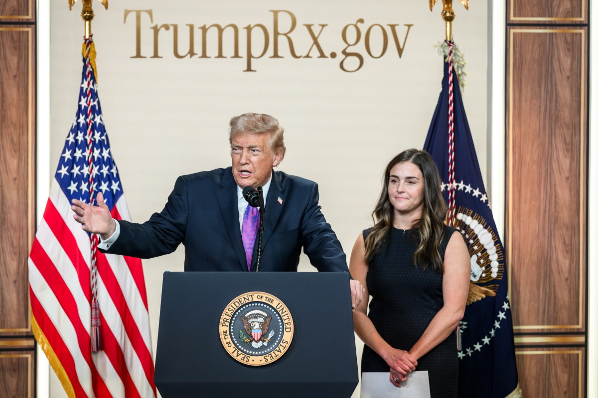 President Donald Trump announces the launch of TrumpRX in the South Court Auditorium, Thursday, February 5, 2026. (Official White House Photo by Joyce N. Boghosian)