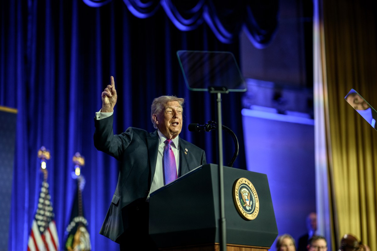 President Donald Trump delivers remarks at the National Prayer Breakfast, Thursday, February 5, 2026, at the Washington Hilton in Washington, D.C. (Official White House Photo by Molly Riley)