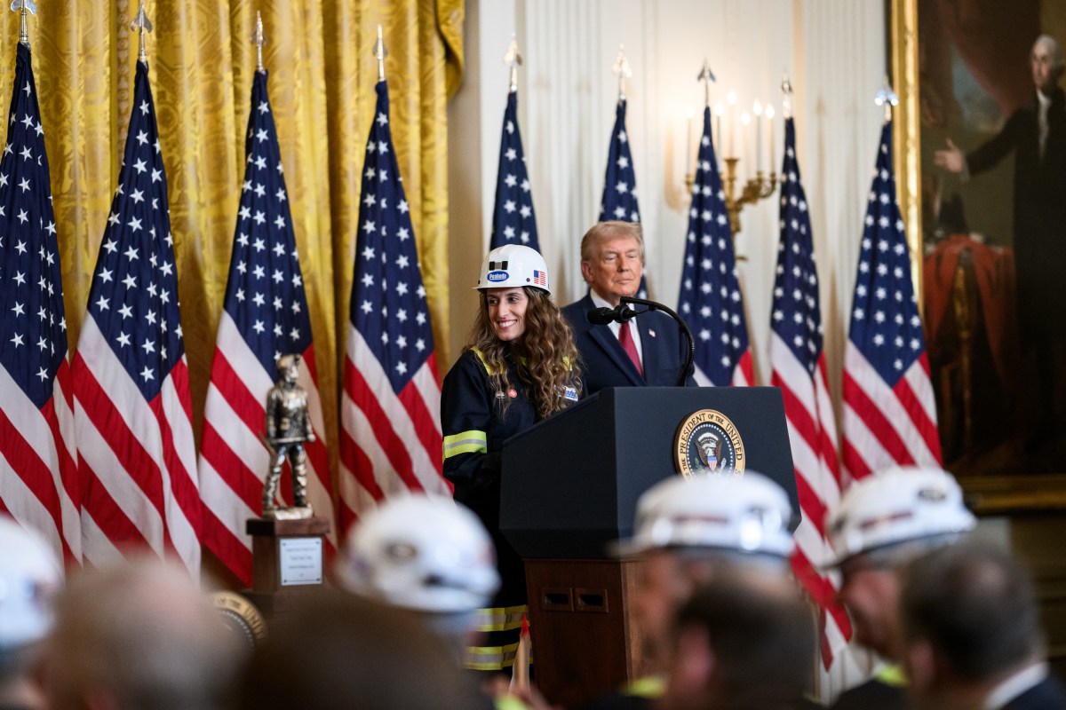 President Donald Trump delivers remarks at a Champion of Coal event in the East Room of the White House, Wednesday, February 11, 2026. (Official White House Photo by Molly Riley)