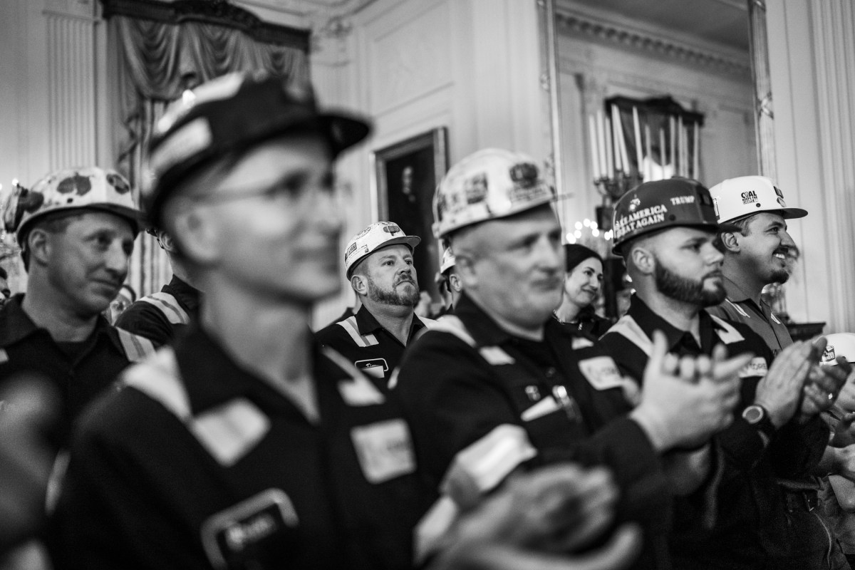 President Donald Trump delivers remarks at a Champion of Coal event in the East Room of the White House, Wednesday, February 11, 2026. (Official White House Photo by Molly Riley)