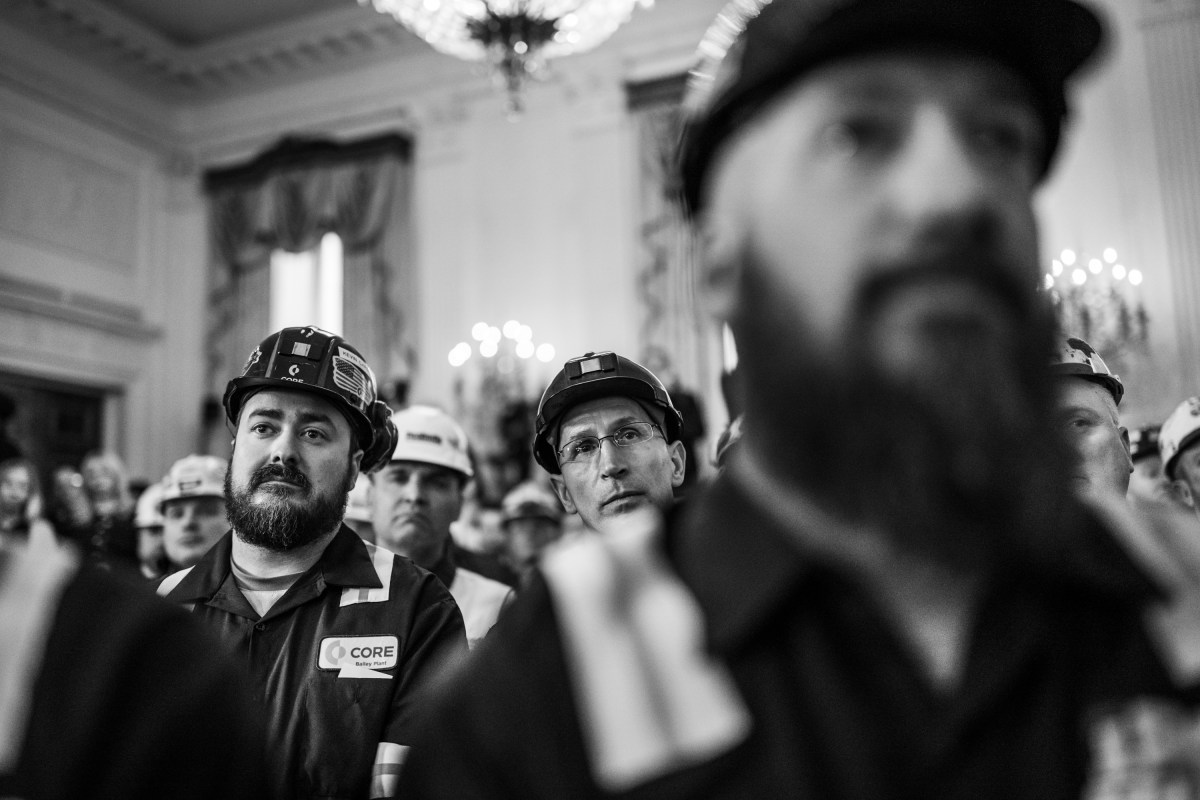 President Donald Trump delivers remarks at a Champion of Coal event in the East Room of the White House, Wednesday, February 11, 2026. (Official White House Photo by Molly Riley)