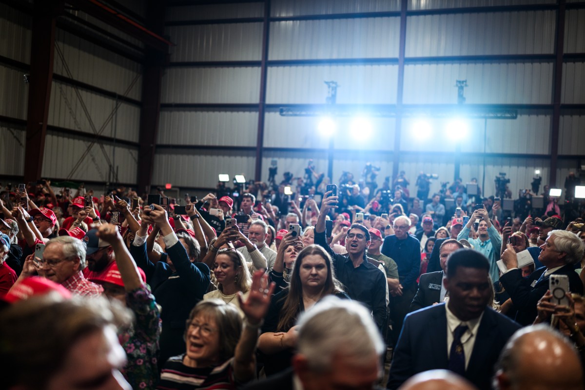President Donald Trump delivers remarks on the economy, Thursday, February 19, 2026, at the Coosa Steel Corporation in Rome, Georgia. (Official White House Photo by Daniel Torok)