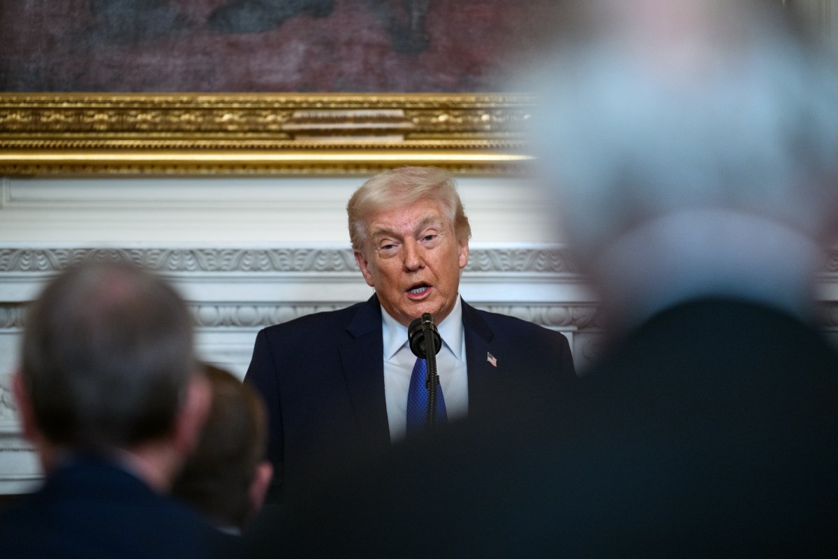 President Donald Trump attends the National Governors Association breakfast in the State Dining Room, Friday, February, 20, 2026. (Official White House Photo by Joyce N. Boghosian)