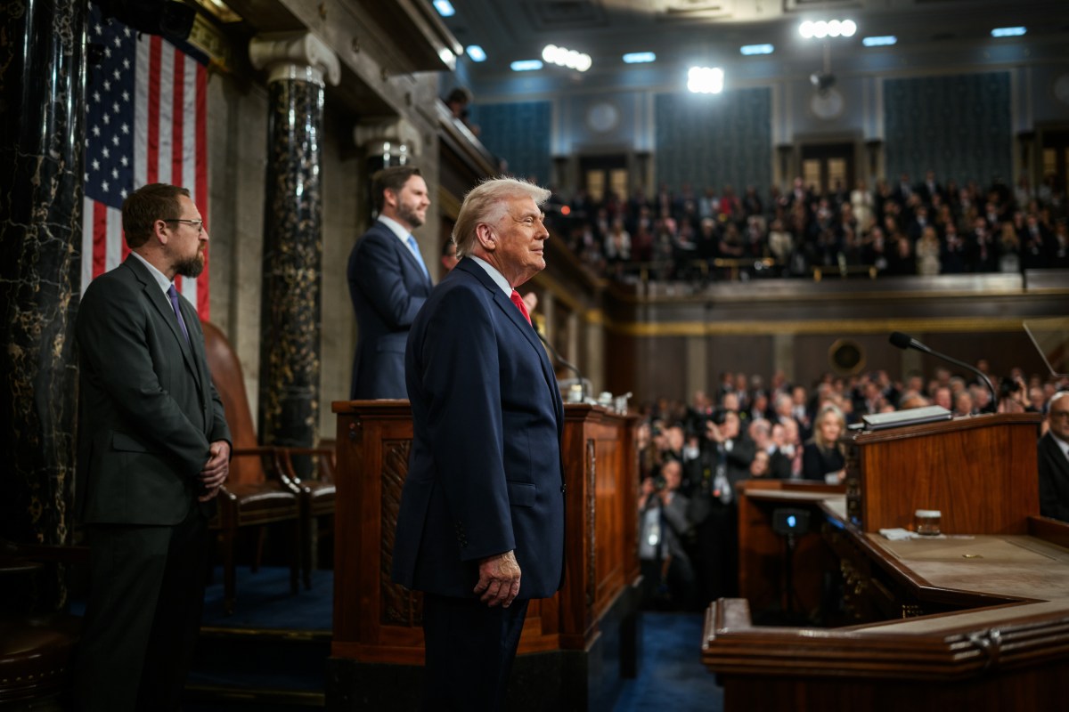 President Donald Trump delivers his State of the Union address, Tuesday, February 24, 2026, on the House floor of the U.S. Capitol in Washington, D.C. (Official White House Photo by Daniel Torok)