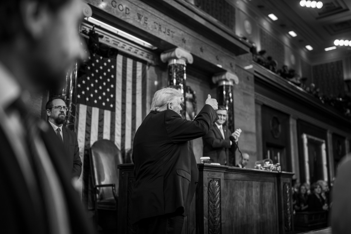 President Donald Trump delivers his State of the Union address, Tuesday, February 24, 2026, on the House floor of the U.S. Capitol in Washington, D.C. (Official White House Photo by Daniel Torok)