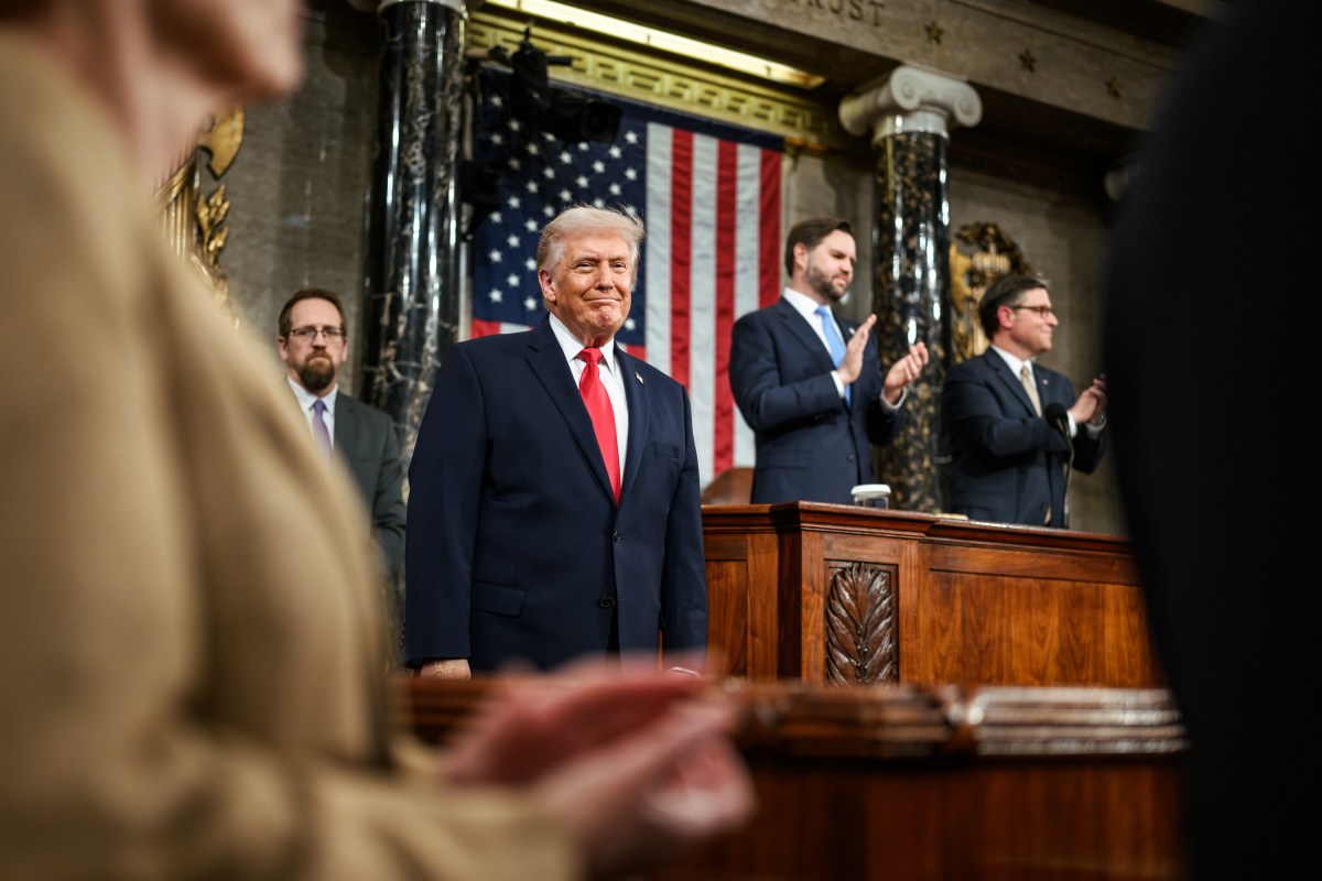 President Donald Trump delivers his State of the Union address, Tuesday, February 24, 2026, on the House floor of the U.S. Capitol in Washington, D.C. (Official White House Photo by Daniel Torok)