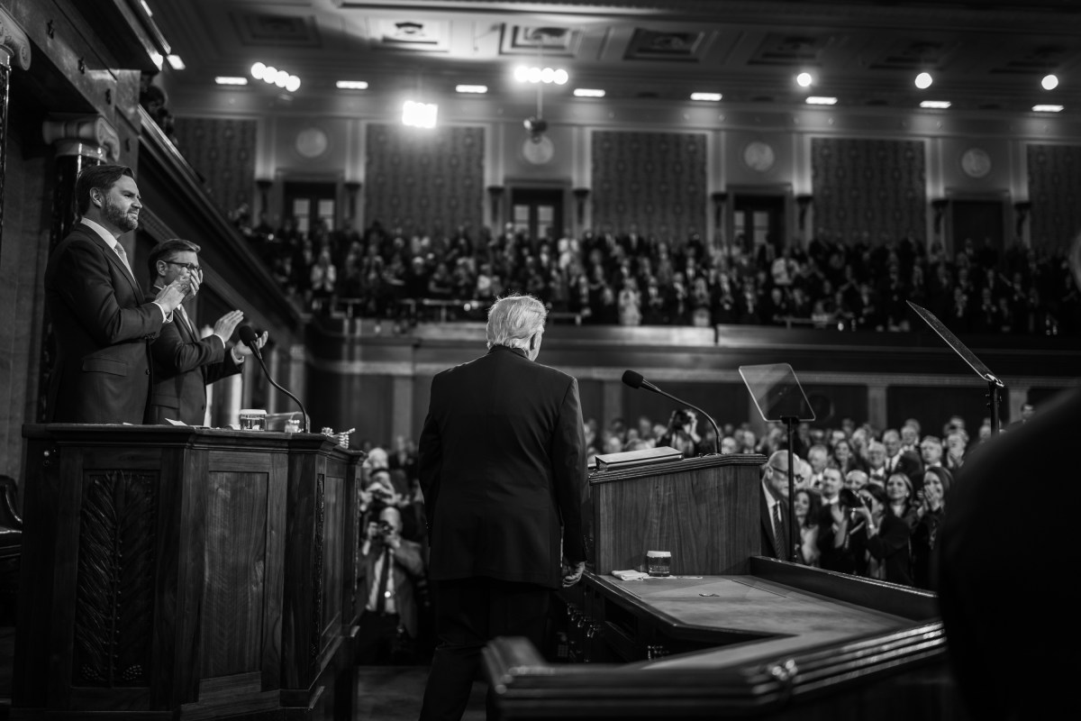 President Donald Trump delivers his State of the Union address, Tuesday, February 24, 2026, on the House floor of the U.S. Capitol in Washington, D.C. (Official White House Photo by Daniel Torok)