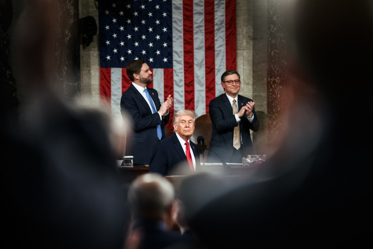 President Donald Trump delivers his State of the Union address, Tuesday, February 24, 2026, on the House floor of the U.S. Capitol in Washington, D.C. (Official White House Photo by Daniel Torok)