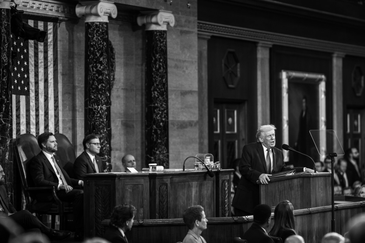 President Donald Trump delivers his State of the Union address, Tuesday, February 24, 2026, on the House floor of the U.S. Capitol in Washington, D.C. (Official White House Photo by Daniel Torok)