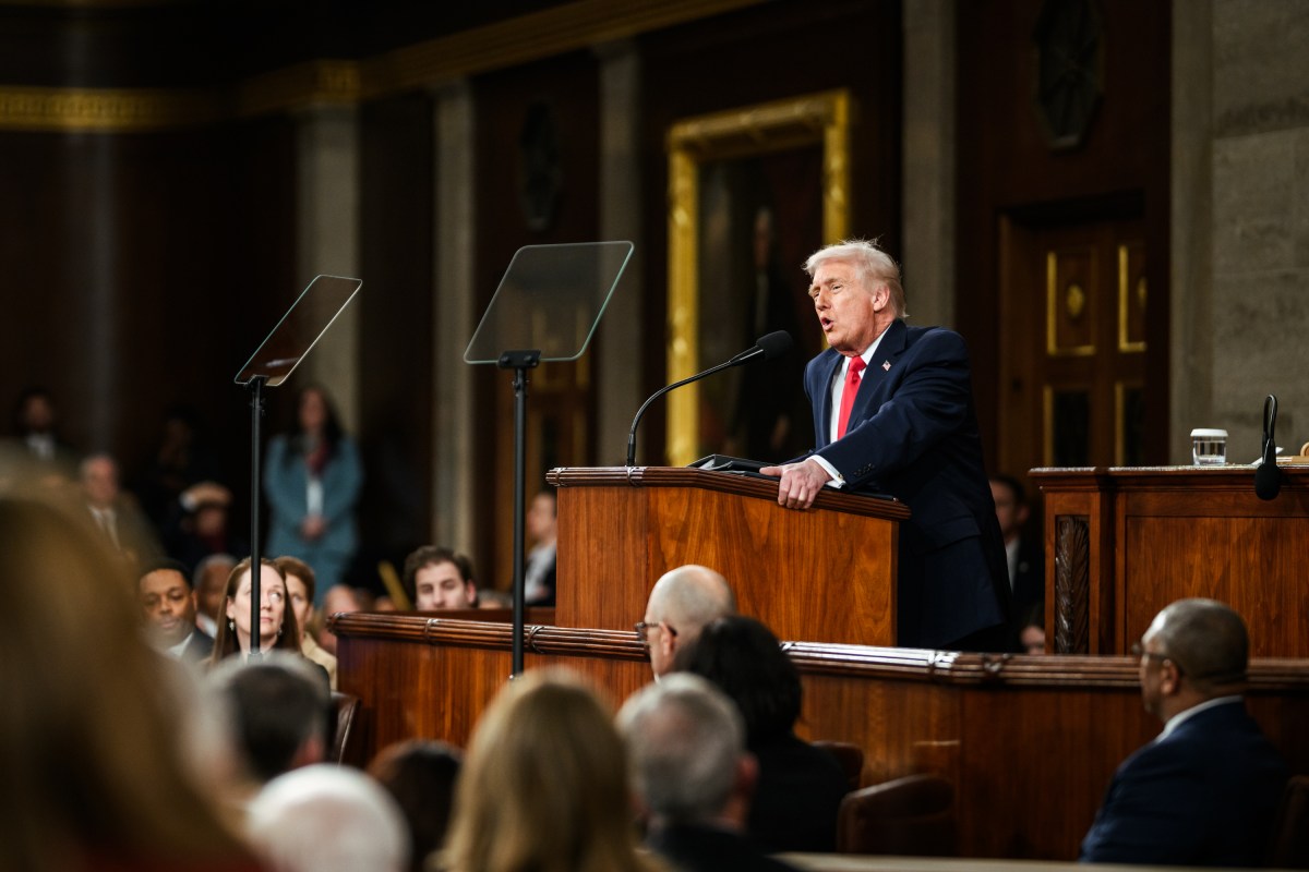 President Donald Trump delivers his State of the Union address, Tuesday, February 24, 2026, on the House floor of the U.S. Capitol in Washington, D.C. (Official White House Photo by Daniel Torok)