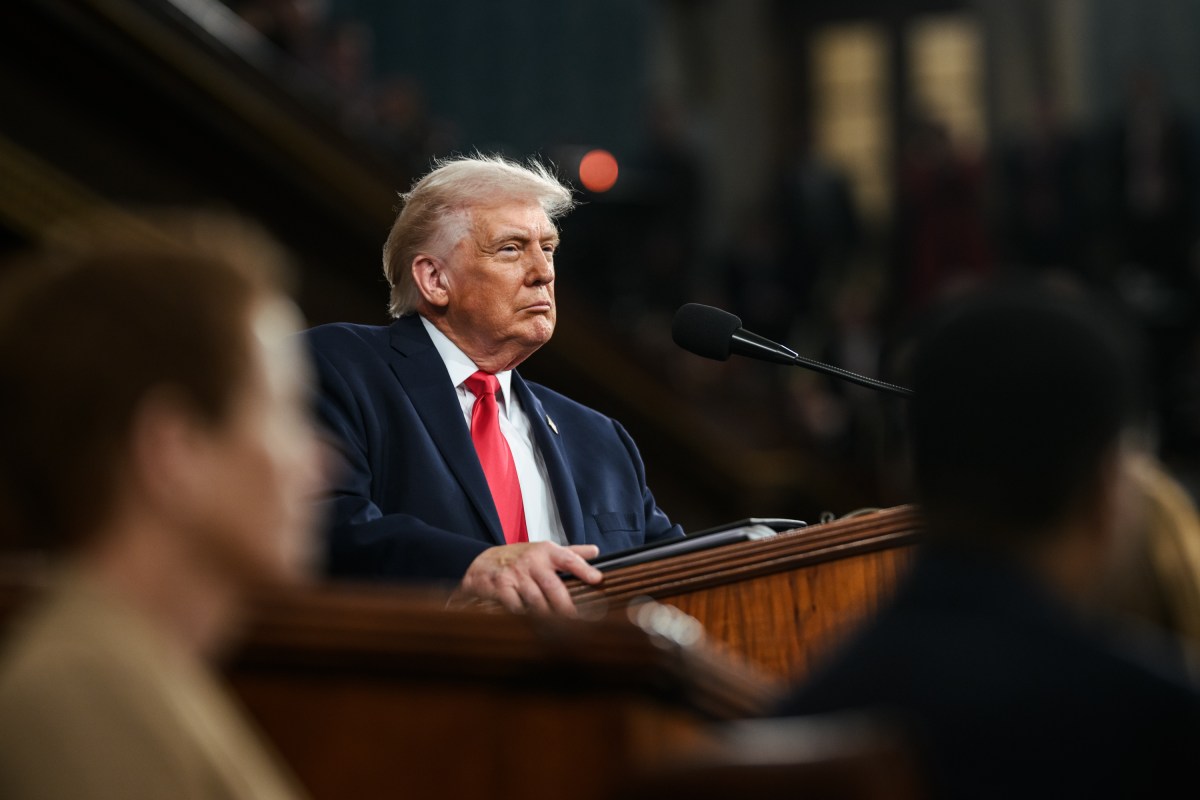 President Donald Trump delivers his State of the Union address, Tuesday, February 24, 2026, on the House floor of the U.S. Capitol in Washington, D.C. (Official White House Photo by Daniel Torok)