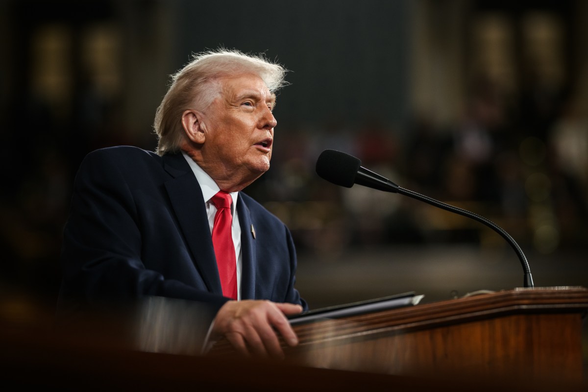 President Donald Trump delivers his State of the Union address, Tuesday, February 24, 2026, on the House floor of the U.S. Capitol in Washington, D.C. (Official White House Photo by Daniel Torok)