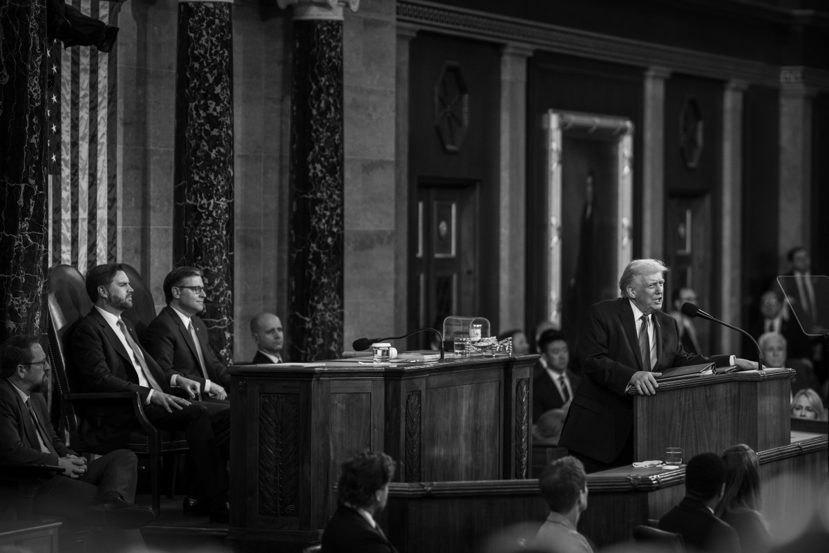 President Donald Trump delivers his State of the Union address, Tuesday, February 24, 2026, on the House floor of the U.S. Capitol in Washington, D.C. (Official White House Photo by Daniel Torok)