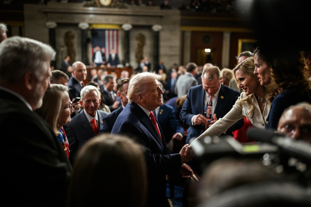 President Donald Trump delivers his State of the Union address, Tuesday, February 24, 2026, on the House floor of the U.S. Capitol in Washington, D.C. (Official White House Photo by Daniel Torok)