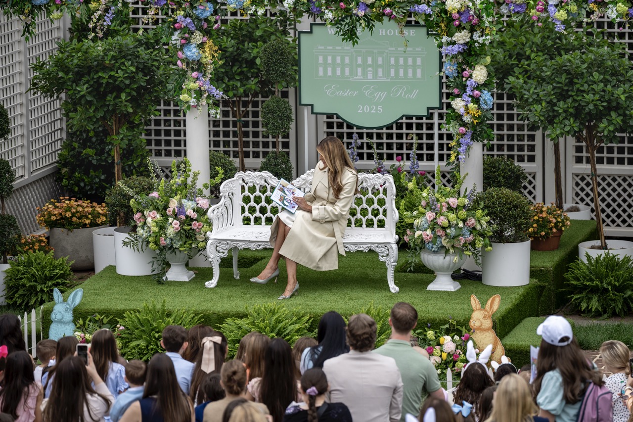 First Lady Melania Trump Easter Egg Roll