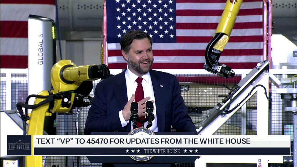 Vice President JD Vance Delivers Remarks at a Precision Manufacturing Facility in Plover, Wisconsin