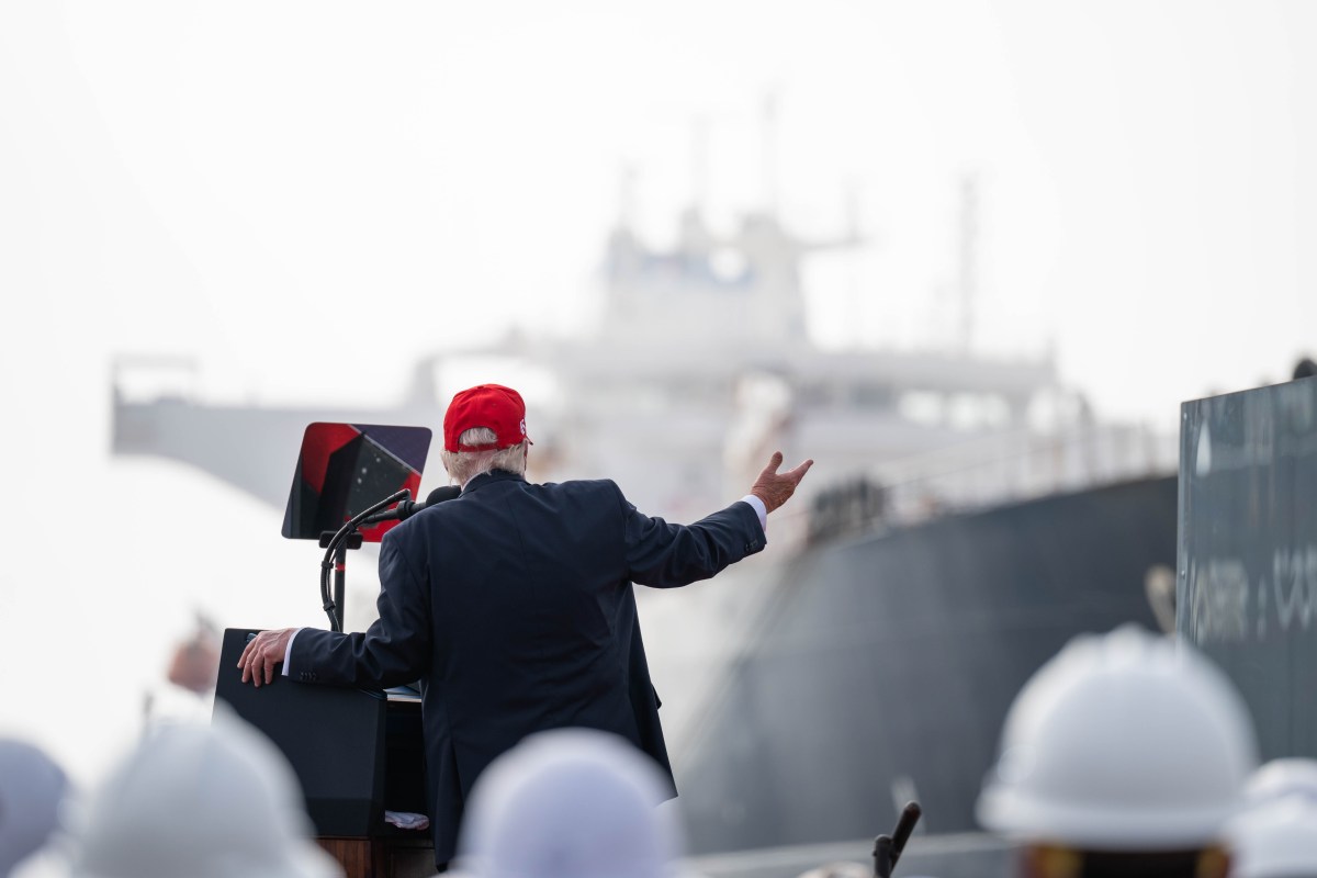 President Donald J. Trump delivers remarks on energy at the Port of Corpus Christi, Texas on Friday, February 27, 2026.  (Official White House Photo by Molly Riley)