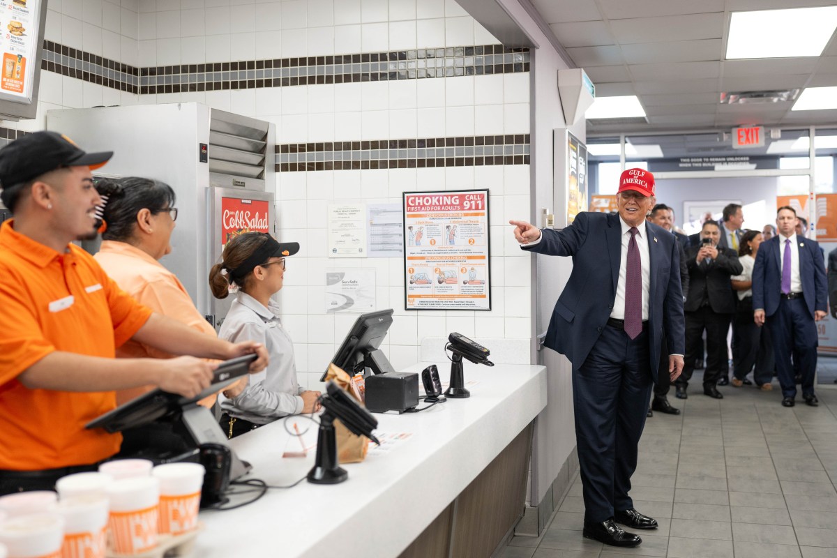 President Donald J. Trump visits a WhatABurger in Corpus Christi, Texas on Friday, February 27, 2026. (Official White House Photo by Molly Riley)