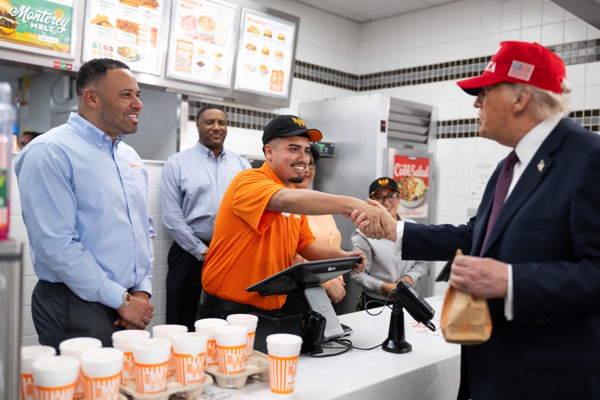 President Donald J. Trump visits a WhatABurger in Corpus Christi, Texas on Friday, February 27, 2026. (Official White House Photo by Molly Riley)