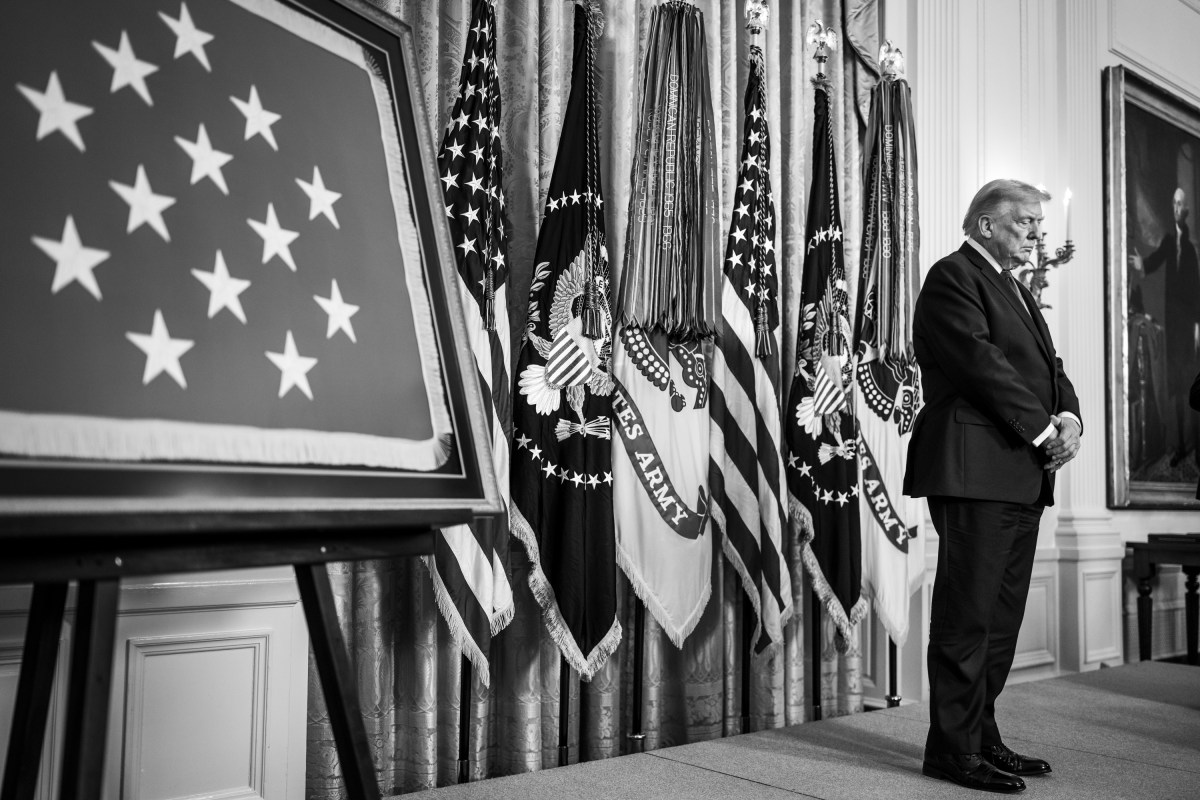 President Donald J. Trump participates in a Medal of Honor ceremony, Monday, March 2, 2026, in the East Room of the White House. (Official White House Photo by Daniel Torok)