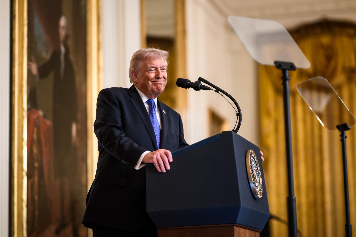 President Donald J. Trump participates in a Medal of Honor ceremony, Monday, March 2, 2026, in the East Room of the White House. (Official White House Photo by Daniel Torok)