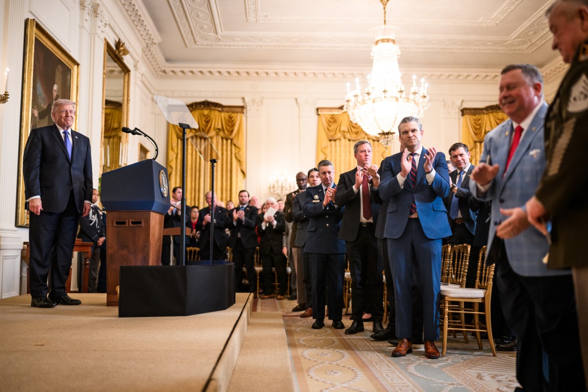 President Donald J. Trump participates in a Medal of Honor ceremony, Monday, March 2, 2026, in the East Room of the White House. (Official White House Photo by Daniel Torok)