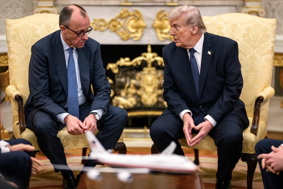 President Donald J. Trump hosts a bilateral meeting with German Chancellor Friedrich Merz in the Oval Office, Tuesday, March 3, 2026. (Official White House Photo by Daniel Torok)