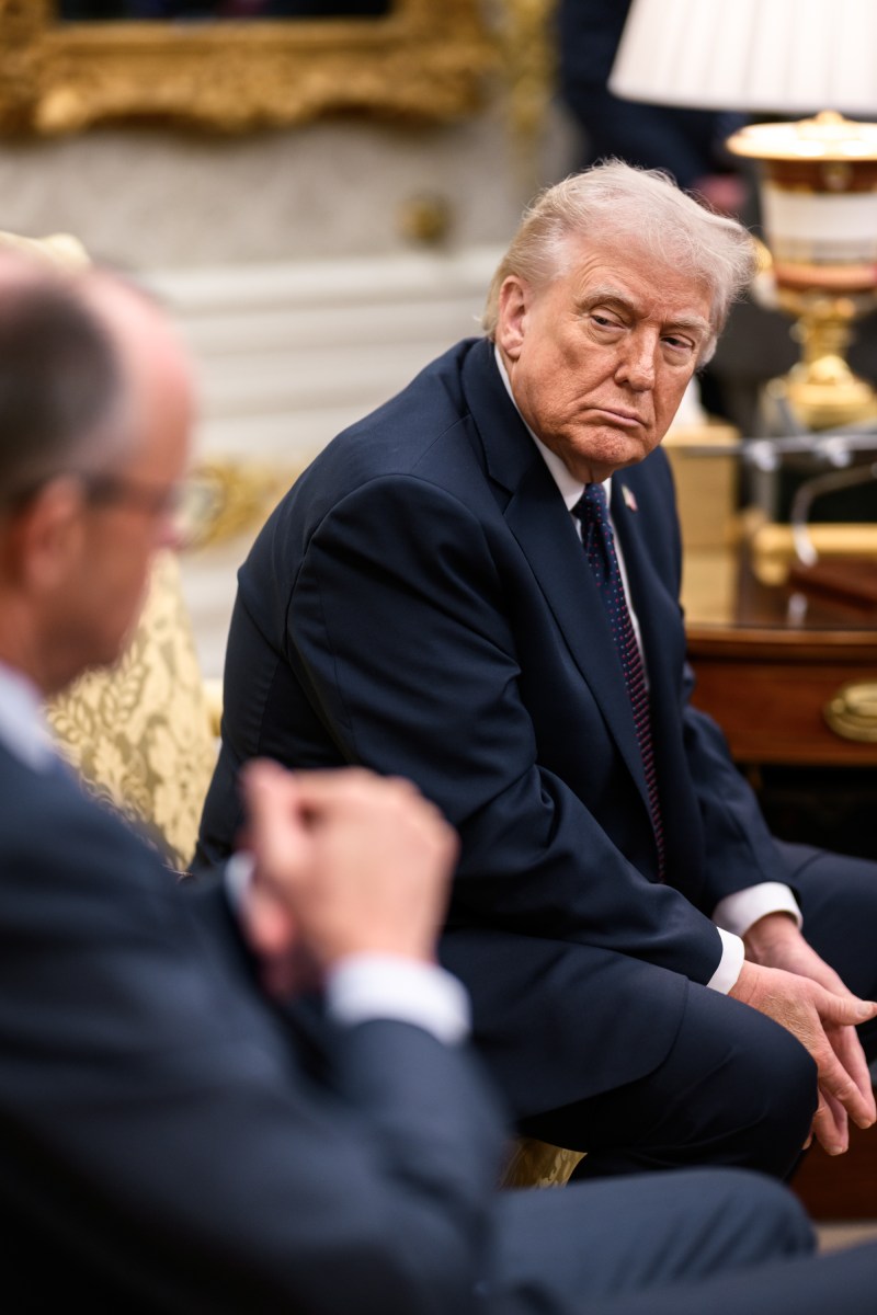 President Donald J. Trump hosts a bilateral meeting with German Chancellor Friedrich Merz in the Oval Office, Tuesday, March 3, 2026. (Official White House Photo by Daniel Torok)