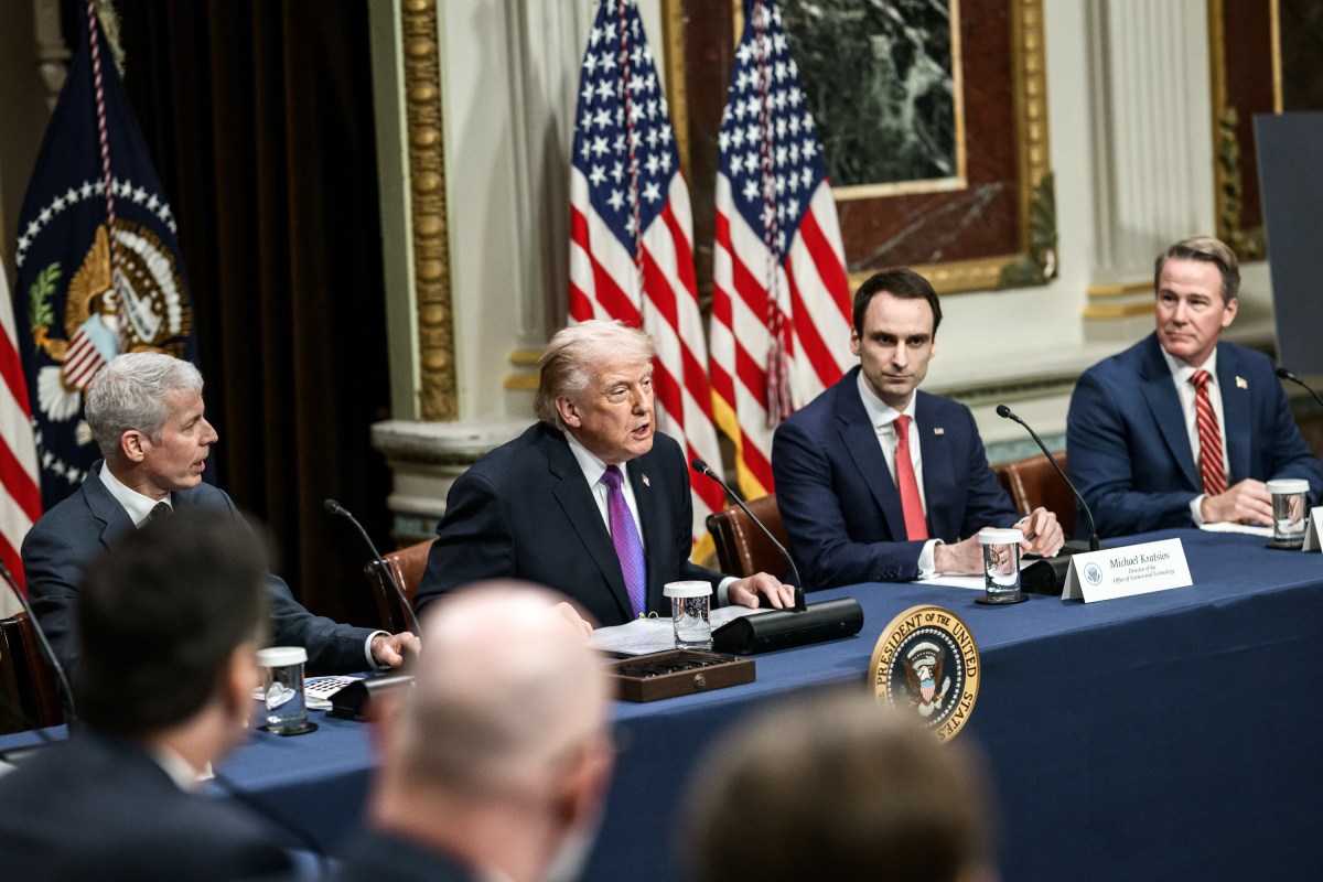 President Donald J. Trump participates in a Ratepayer Protection Pledge roundtable, Wednesday, March 4, 2026, in the Indian Treaty Room of the Eisenhower Executive Office Building at the White House. (Official White House Photo by Molly Riley)