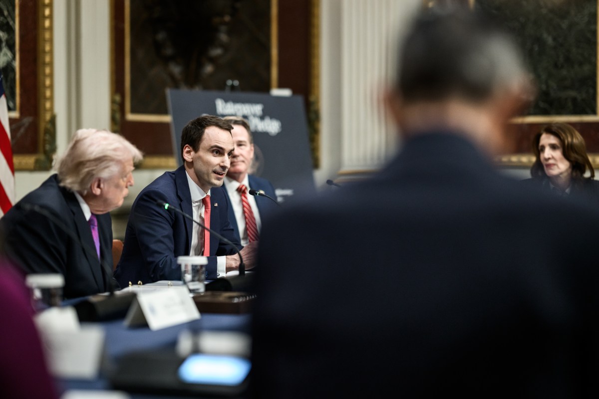 President Donald J. Trump participates in a Ratepayer Protection Pledge roundtable, Wednesday, March 4, 2026, in the Indian Treaty Room of the Eisenhower Executive Office Building at the White House. (Official White House Photo by Molly Riley)