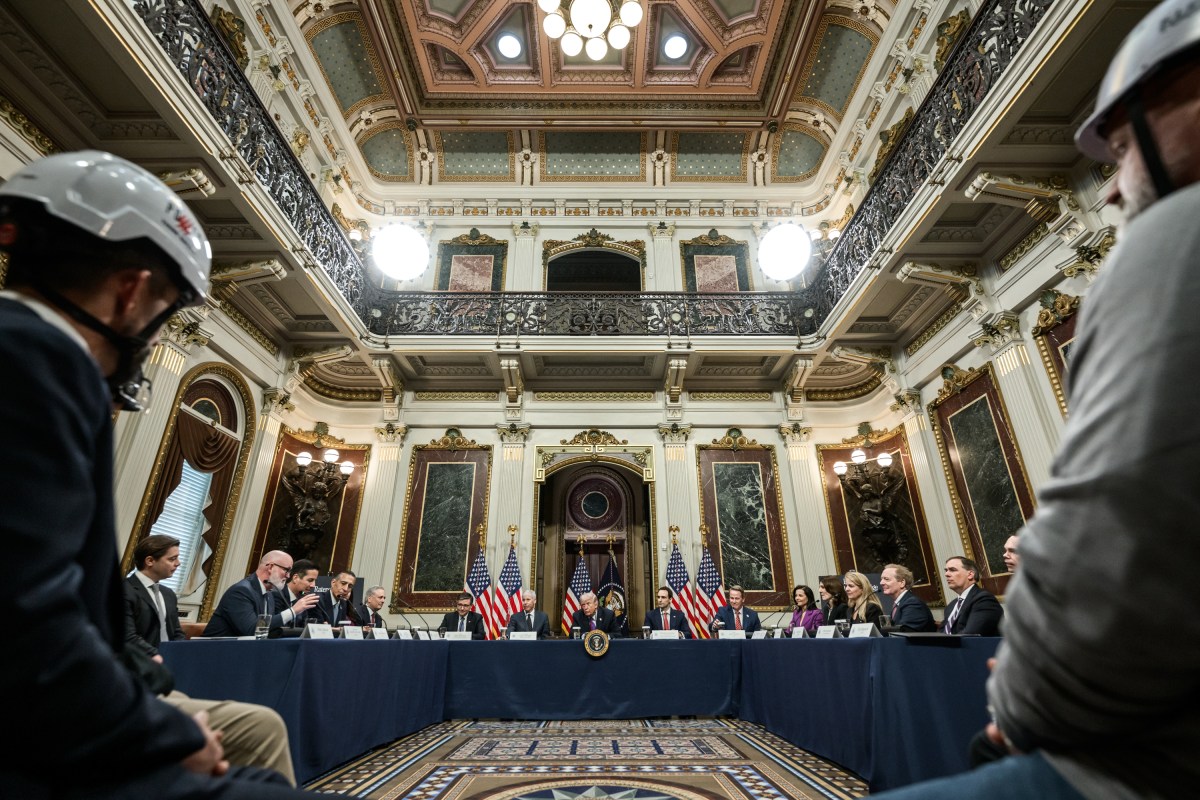 President Donald J. Trump participates in a Ratepayer Protection Pledge roundtable, Wednesday, March 4, 2026, in the Indian Treaty Room of the Eisenhower Executive Office Building at the White House. (Official White House Photo by Molly Riley)