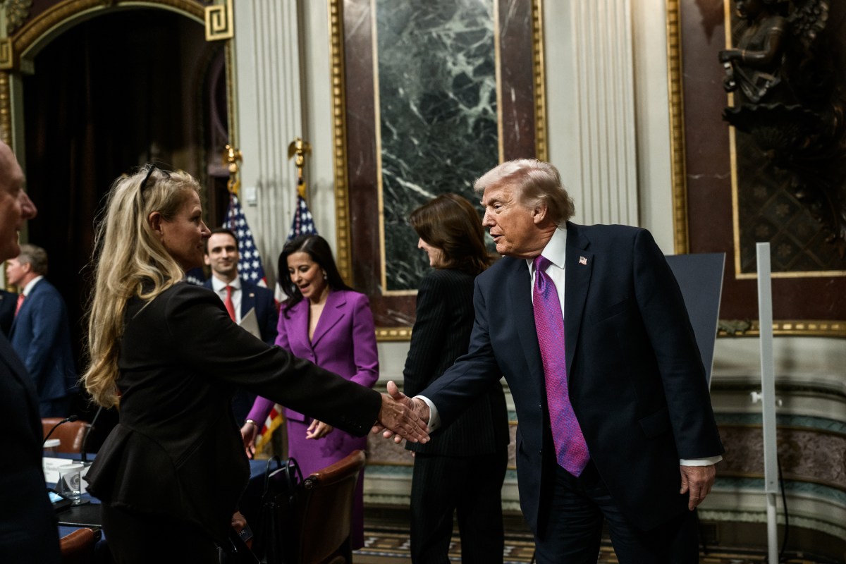 President Donald J. Trump participates in a Ratepayer Protection Pledge roundtable, Wednesday, March 4, 2026, in the Indian Treaty Room of the Eisenhower Executive Office Building at the White House. (Official White House Photo by Molly Riley)