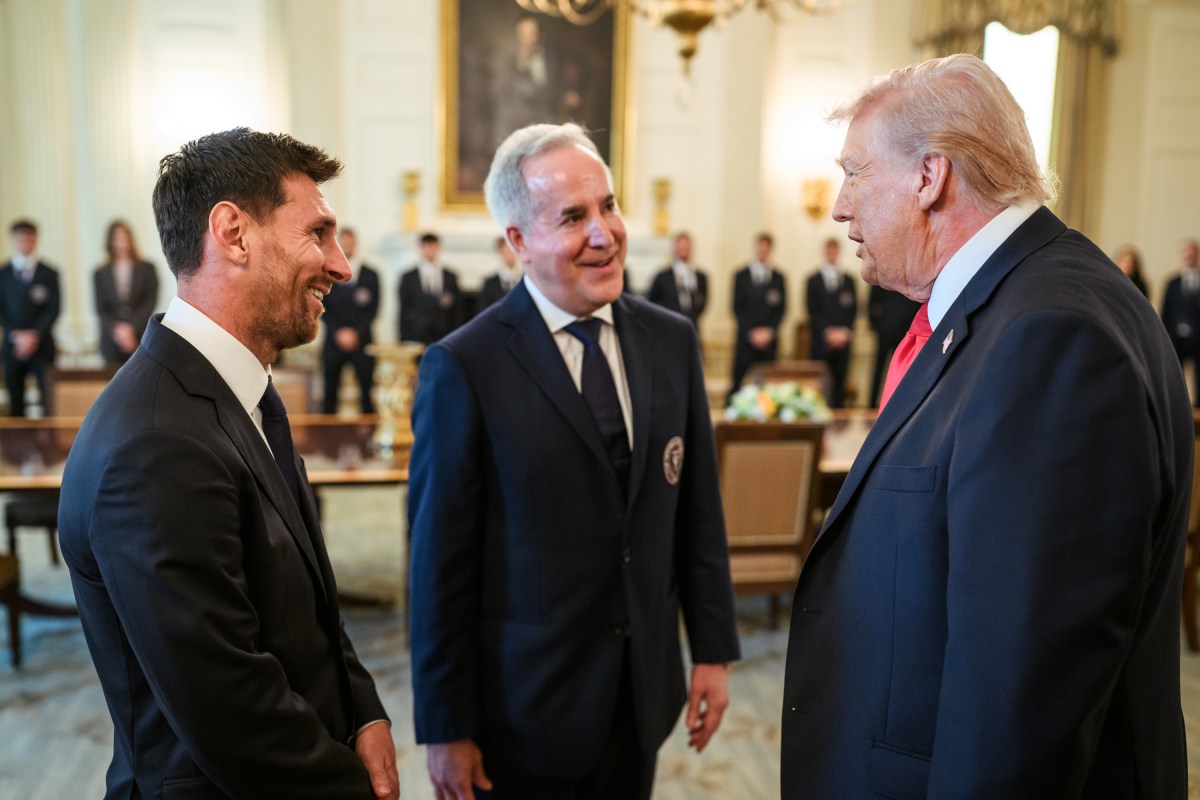 President Donald J. Trump delivers remarks at an event honoring Inter Miami CF’s Major League Soccer 2025 championship, Thursday, March 5, 2026, in the East Room of the White House. (Official White House Photo by Daniel Torok)