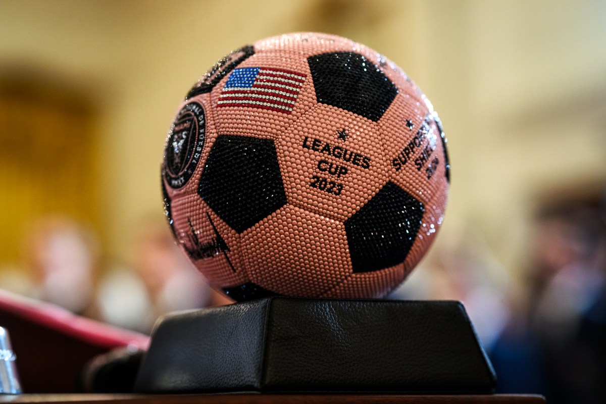 President Donald J. Trump delivers remarks at an event honoring Inter Miami CF’s Major League Soccer 2025 championship, Thursday, March 5, 2026, in the East Room of the White House. (Official White House Photo by Daniel Torok)