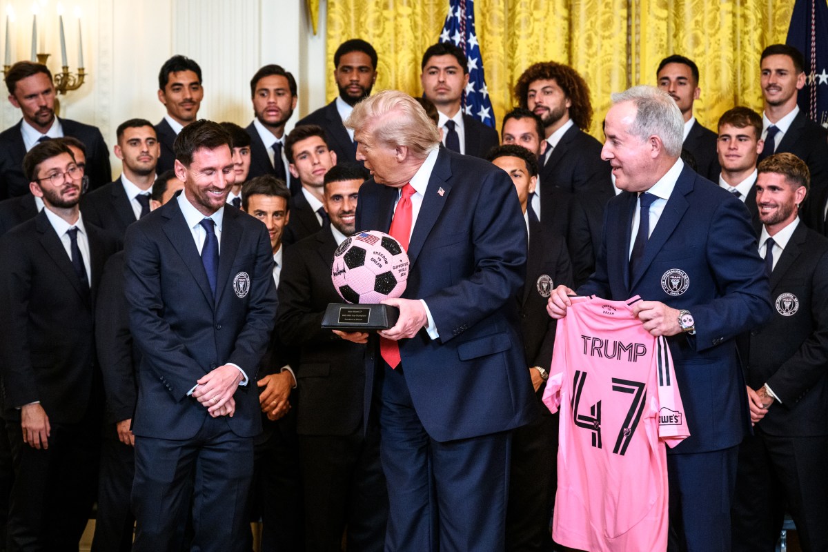 President Donald J. Trump delivers remarks at an event honoring Inter Miami CF’s Major League Soccer 2025 championship, Thursday, March 5, 2026, in the East Room of the White House. (Official White House Photo by Molly Riley)