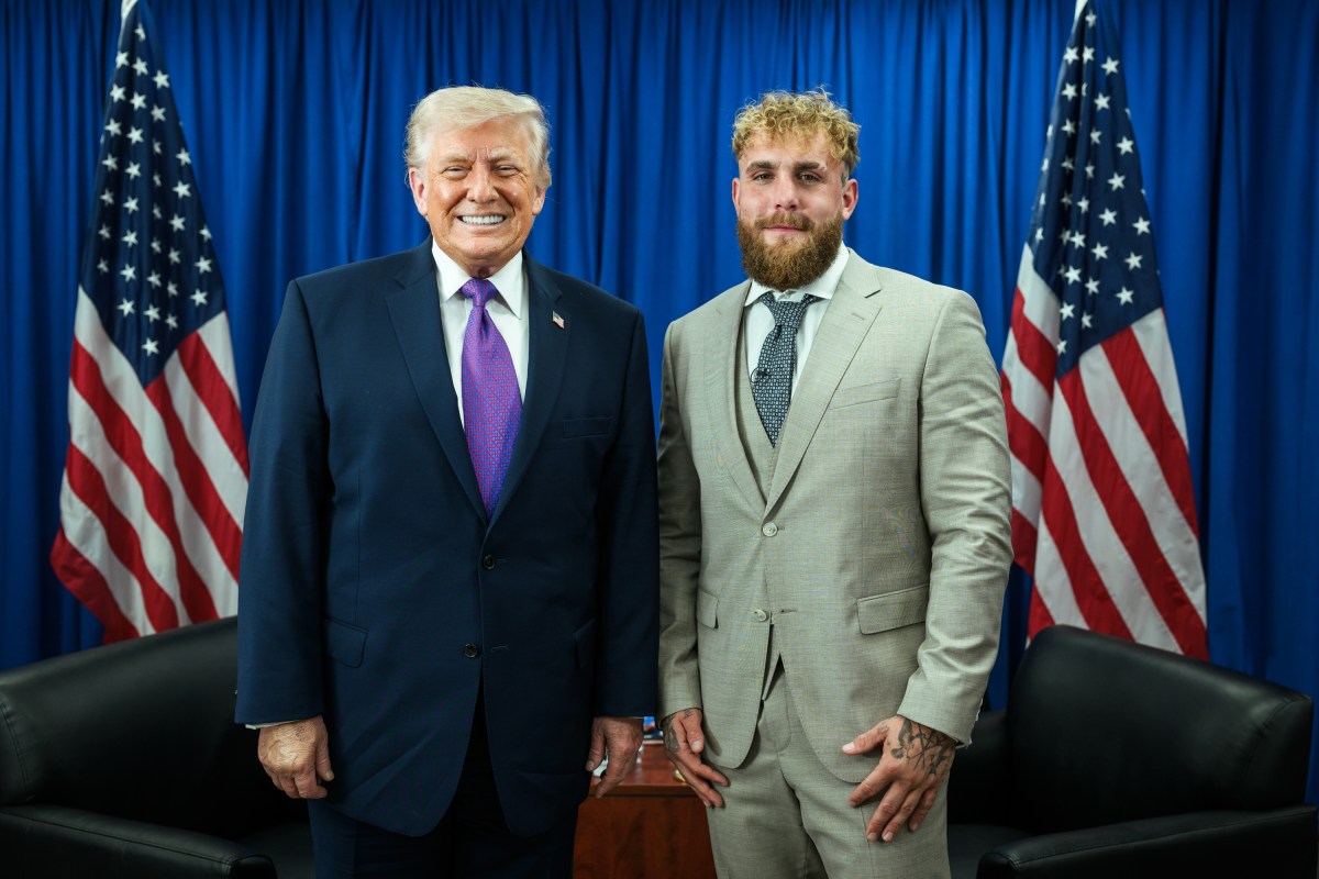 President Donald J. Trump participates in an interview with podcaster Jake Paul at Verst Logistics Manufacturing in Hebron, Kentucky on Wednesday, March 11, 2026. (Official White House Photo by Joyce N. Boghosian)
