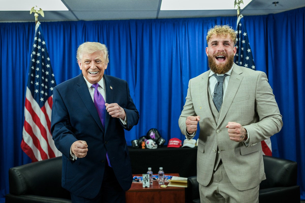 President Donald J. Trump participates in an interview with podcaster Jake Paul at Verst Logistics Manufacturing in Hebron, Kentucky on Wednesday, March 11, 2026. (Official White House Photo by Joyce N. Boghosian)