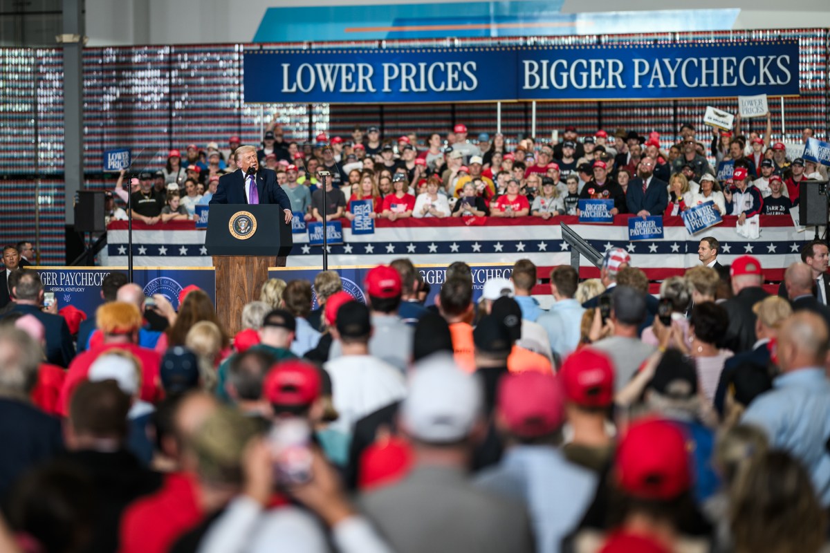 President Donald J. Trump delivers remarks at Verst Logistics Manufacturing in Hebron, Kentucky on Wednesday, March 11, 2026. (Official White House Photo by Joyce N. Boghosian)